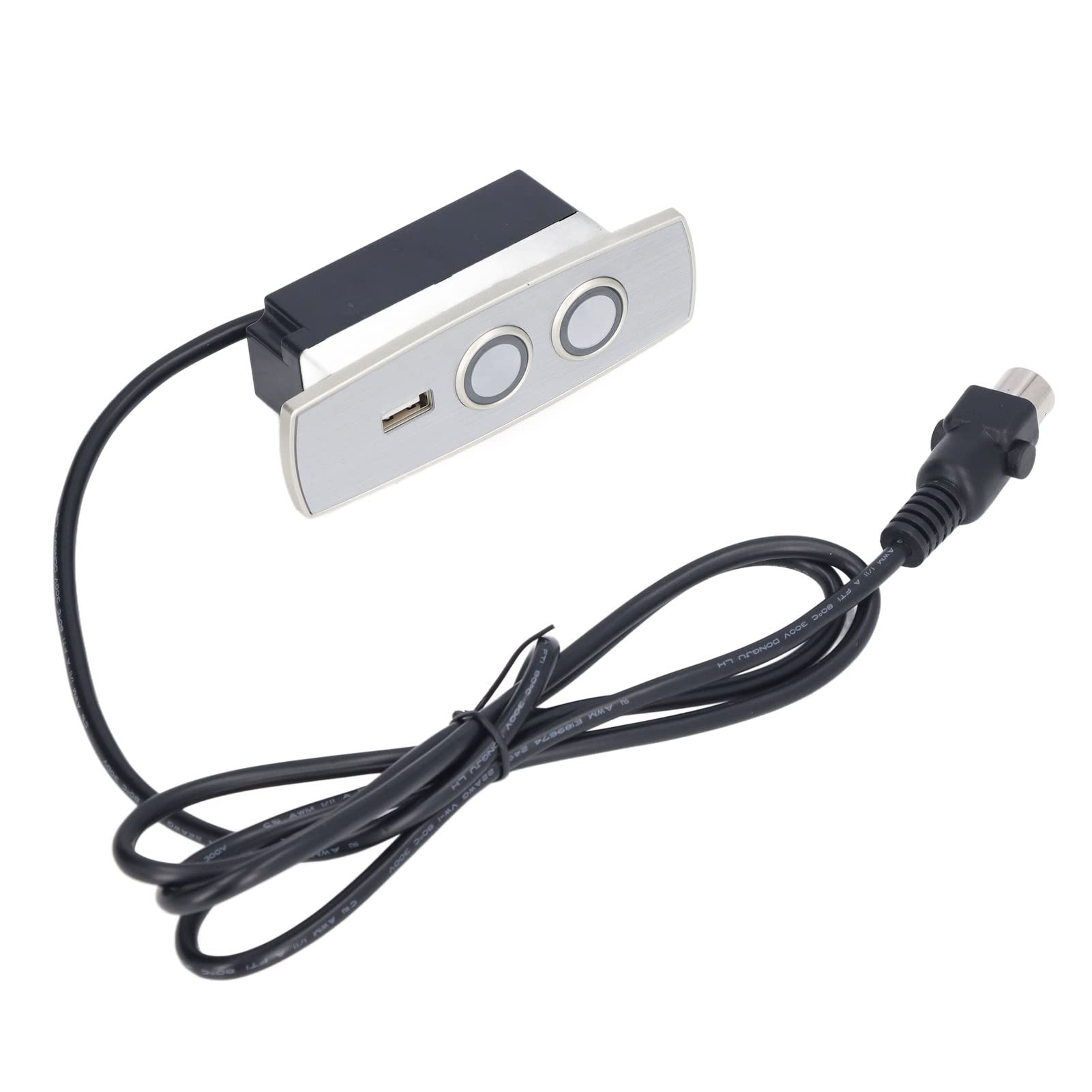 Electric Recliner Switch with USB Charger - 2 Button 5 Pin Hand Control for Power Recliners (12-29V) - Perfect for Living Room, Home Theater & Nursing Chairs