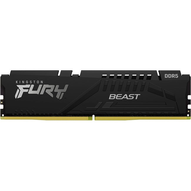 Kingston Fury Beast 32GB DDR5 5200MHz CL40 DIMM Desktop Memory - Upgrade for Gaming, Video Editing & High-Performance PCs