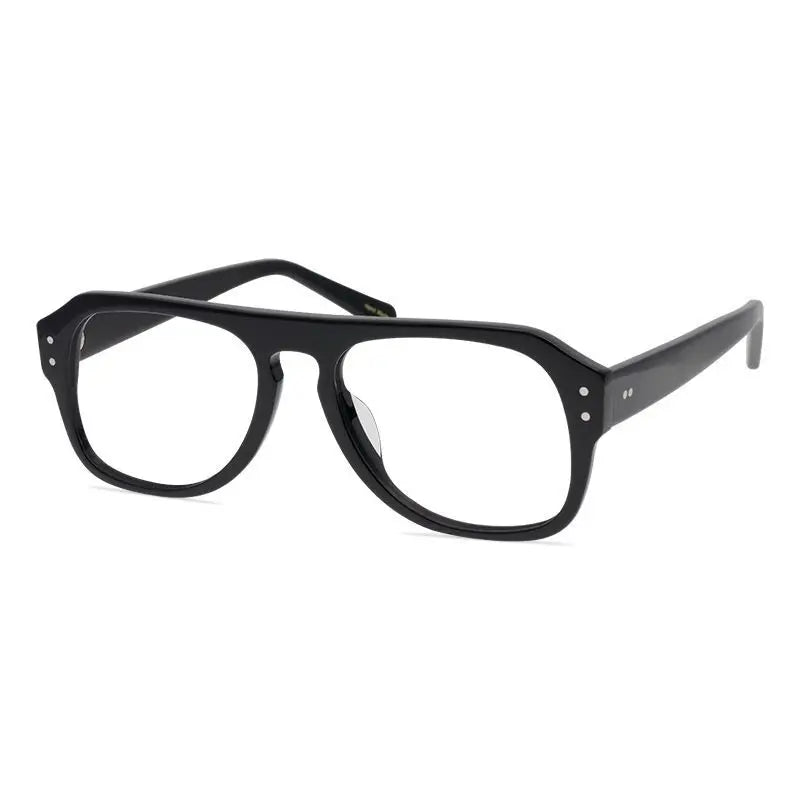 Aimee 9539 Men's Full Rim Square Browline Acetate Eyeglasses - Stylish & Durable Frames for Work, Reading & Everyday Wear
