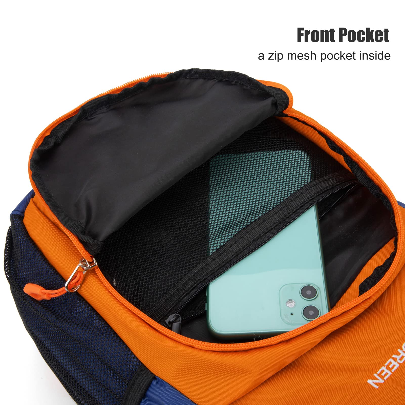Toddler Hiking Backpack for Boys & Girls - Outdoor Day Adventures (Orange) - Perfect for Preschool & Nature Walks
