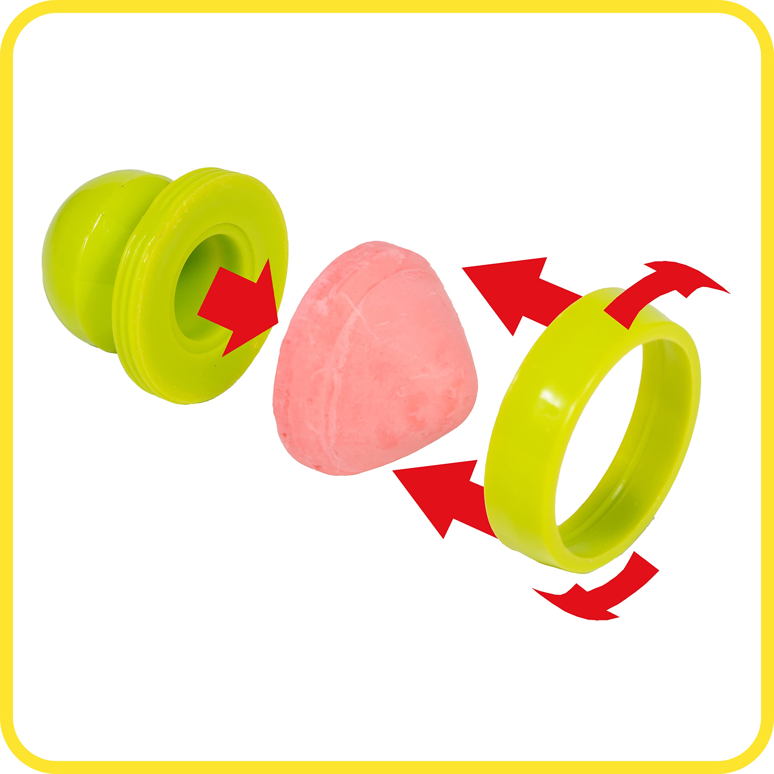 READY 2 LEARN Non-Toxic Easy Grip Chalk Refills - 6 Vibrant Colors for Toddlers 18 Months+ | Sidewalk Drawing & Outdoor Play | Compatible with Chalk Handles (Sold Separately)
