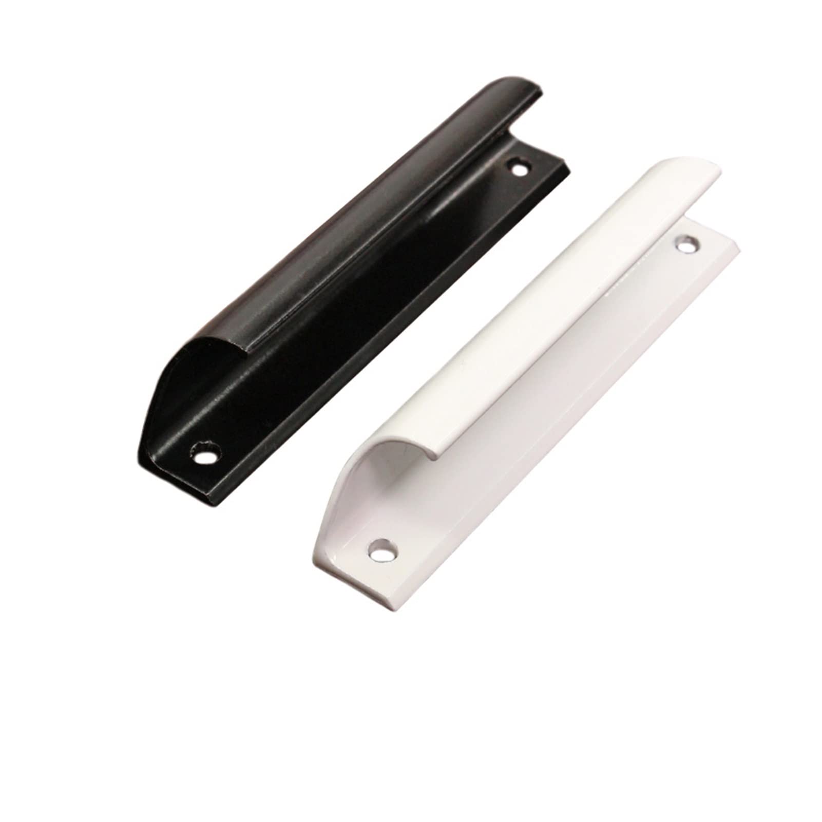 Sliding Door Handle for Windows, Balcony, Cabinets & Drawers - 80x19.5mm Black Replacement Hardware (Ideal for Home Improvement & DIY Projects)