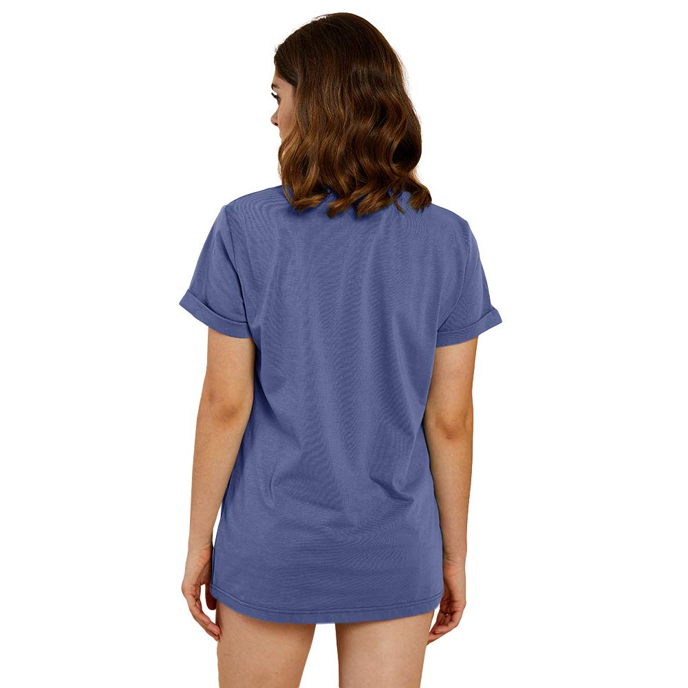 Cicy Bell Women's Dandelion Print T-Shirt - Cute Graphic Tee Short Sleeve Summer Cotton Top for Casual Wear, Outfits, and Daily Fashion