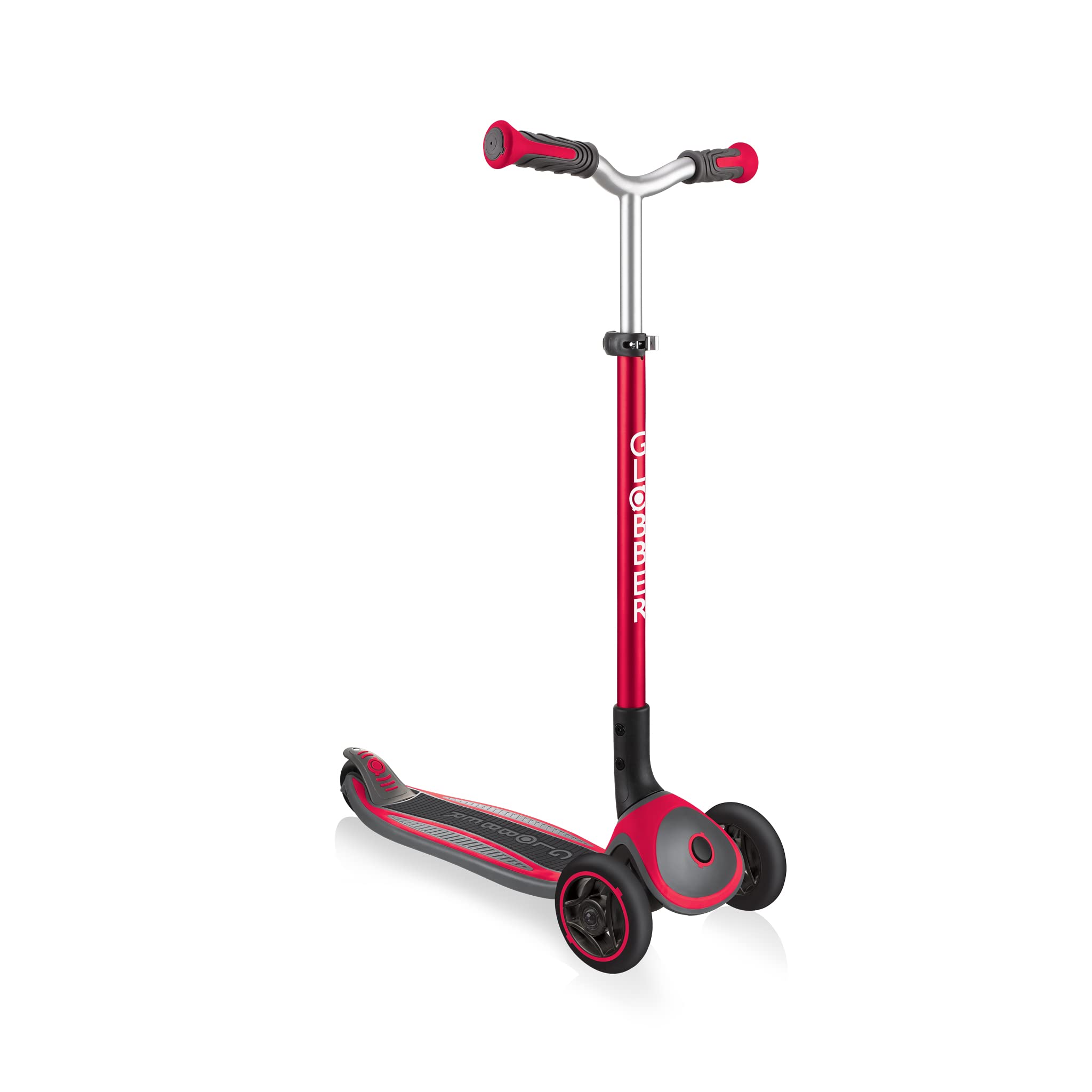 Globber Master Scooter - 3-Wheel Adjustable Kick Scooter for Kids Ages 4-14 | No Assembly Required | Safe Outdoor Toy for Boys & Girls | Perfect Birthday & Holiday Gift for Kids & Teens | Great for Park Rides, Neighborhood Fun & School Commutes