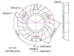 Evercool 60x60x10mm 12V Frameless Cooling Fan VC EC6010M12S - High Performance PC GPU Cooling Solution for Gaming Rigs & Workstations