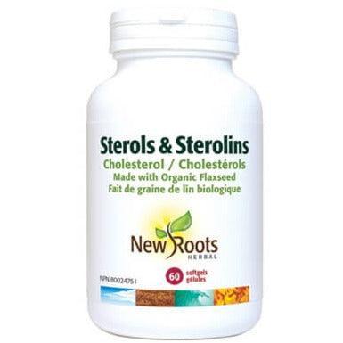 New Roots Sterols & Sterolins Cholesterol Support Supplement - 60 Softgels for Heart Health & Immune System Boost - Perfect for Daily Wellness Routine