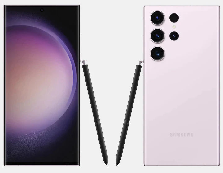Samsung Galaxy S23 Ultra 5G Unlocked Smartphone 256GB 8GB RAM Dual SIM GSM (Lavender) - Premium Android Phone for Photography, Gaming & Business Use