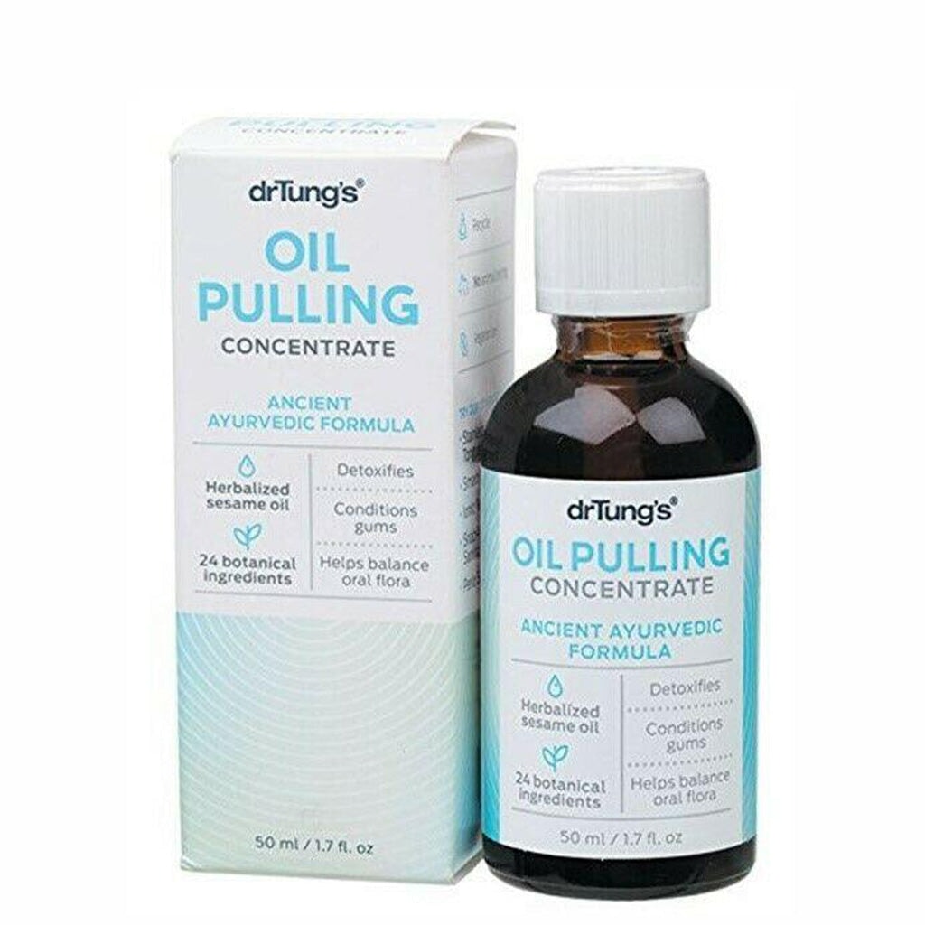 Dr. Tung's Oil Pulling Concentrate - Ancient Ayurvedic Formula for Oral Health & Detox | Natural Mouthwash Alternative for Fresh Breath & Whitening Teeth | Perfect for Daily Oral Care Routine & Holistic Wellness