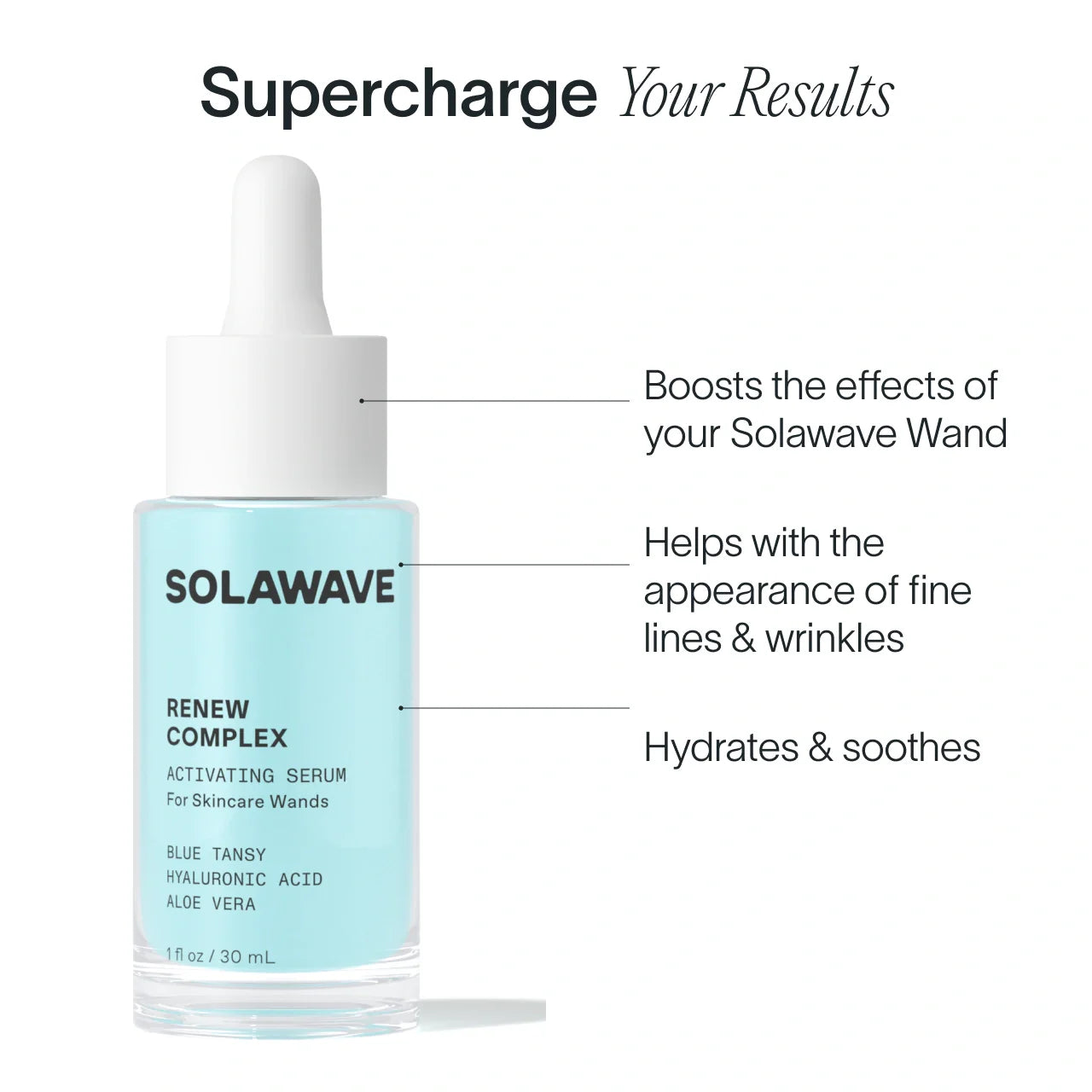 Renew Complex Activating Serum - Anti-Aging Facial Serum with Hyaluronic Acid & Vitamin C for Wrinkles & Fine Lines | Day & Night Moisturizer for Glowing Skin