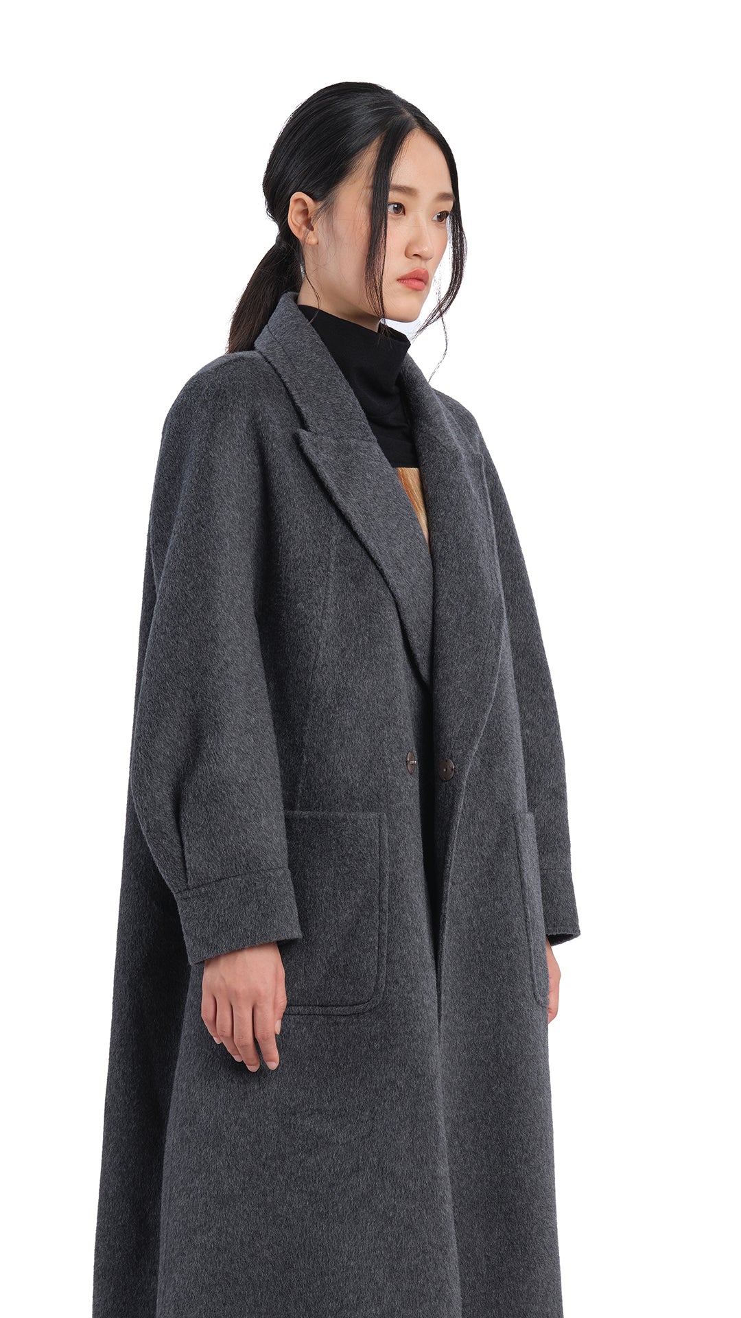 Double Face Coat for Women - Reversible Winter Jacket with Warm Fleece Lining | Stylish Outerwear for Cold Weather, Work, and Travel