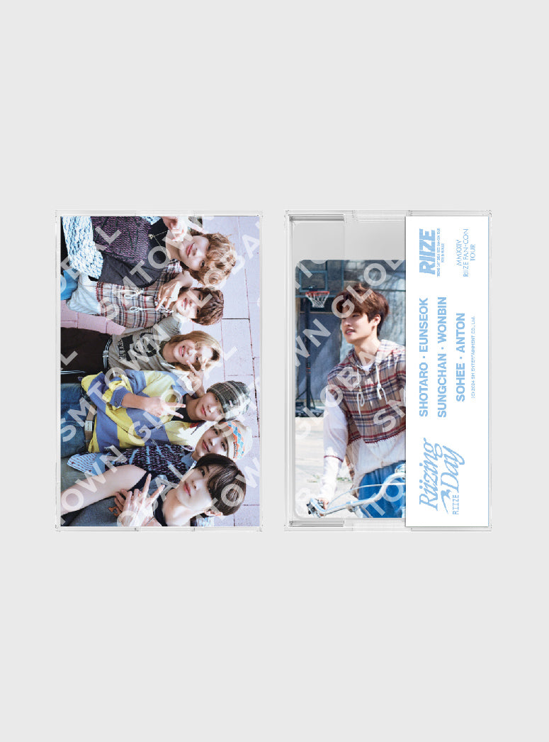 RIIZE 2024 Fan Concert 'RIIZING DAY' Finale Exclusive Cassette Tape Photo Set - Limited Edition K-Pop Merchandise for Fans & Collectors | Perfect for Display, Gifts, and Memorabilia