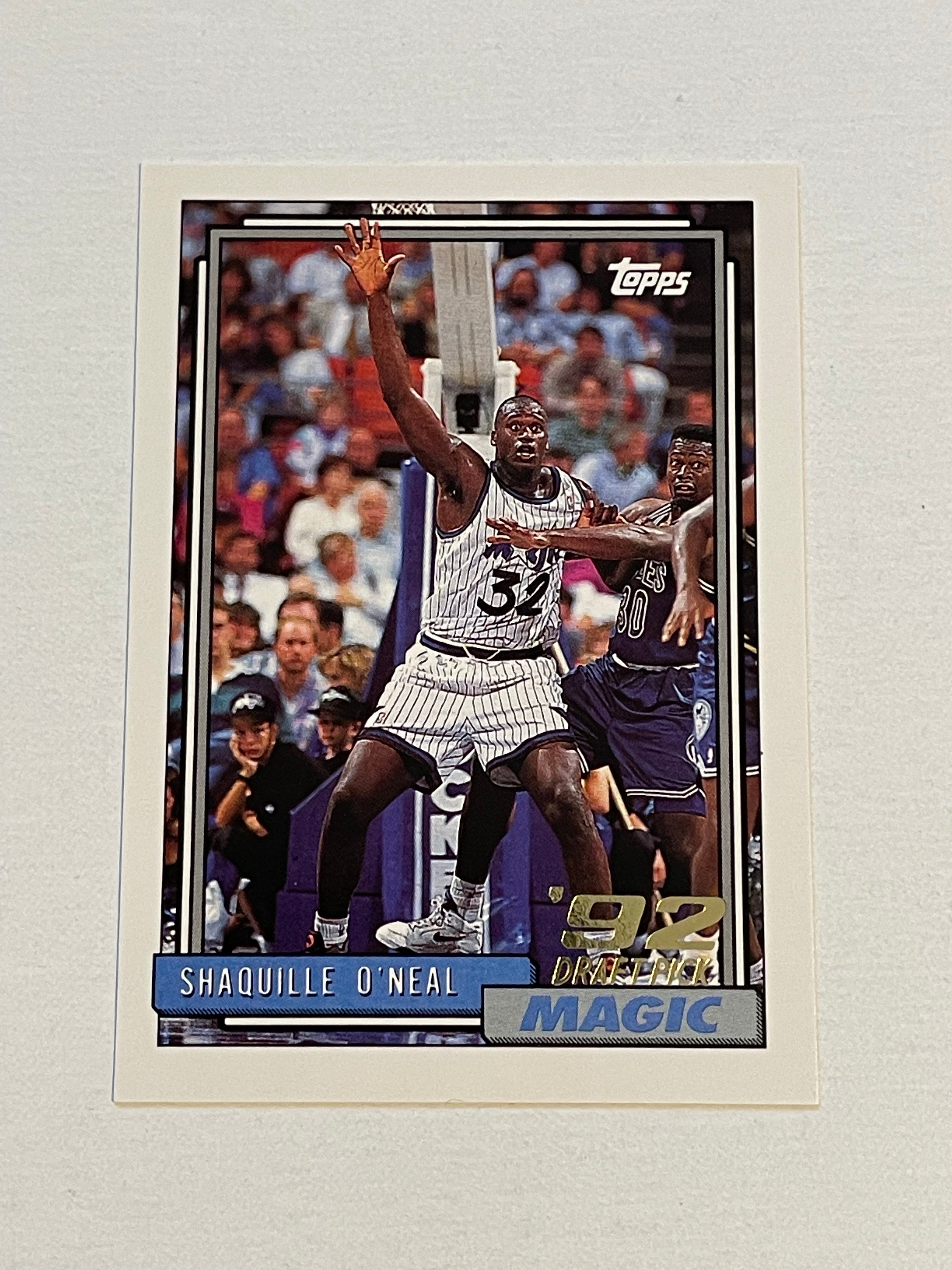 1992 Shaq O'Neal Topps Rookie Basketball Card - PSA Graded Mint Condition - Perfect for NBA Collectors & Sports Memorabilia Displays