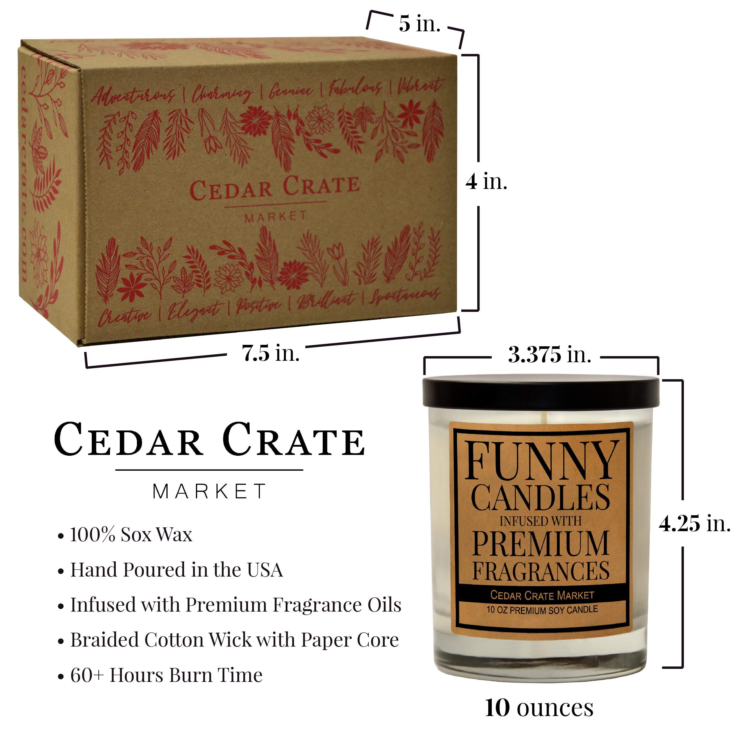 Funny Candles Gifts for Women & Friends - Hand Poured in USA | Birthday, Friendship & BFF Gifts for Her/Him | Home Decor & Party Favors