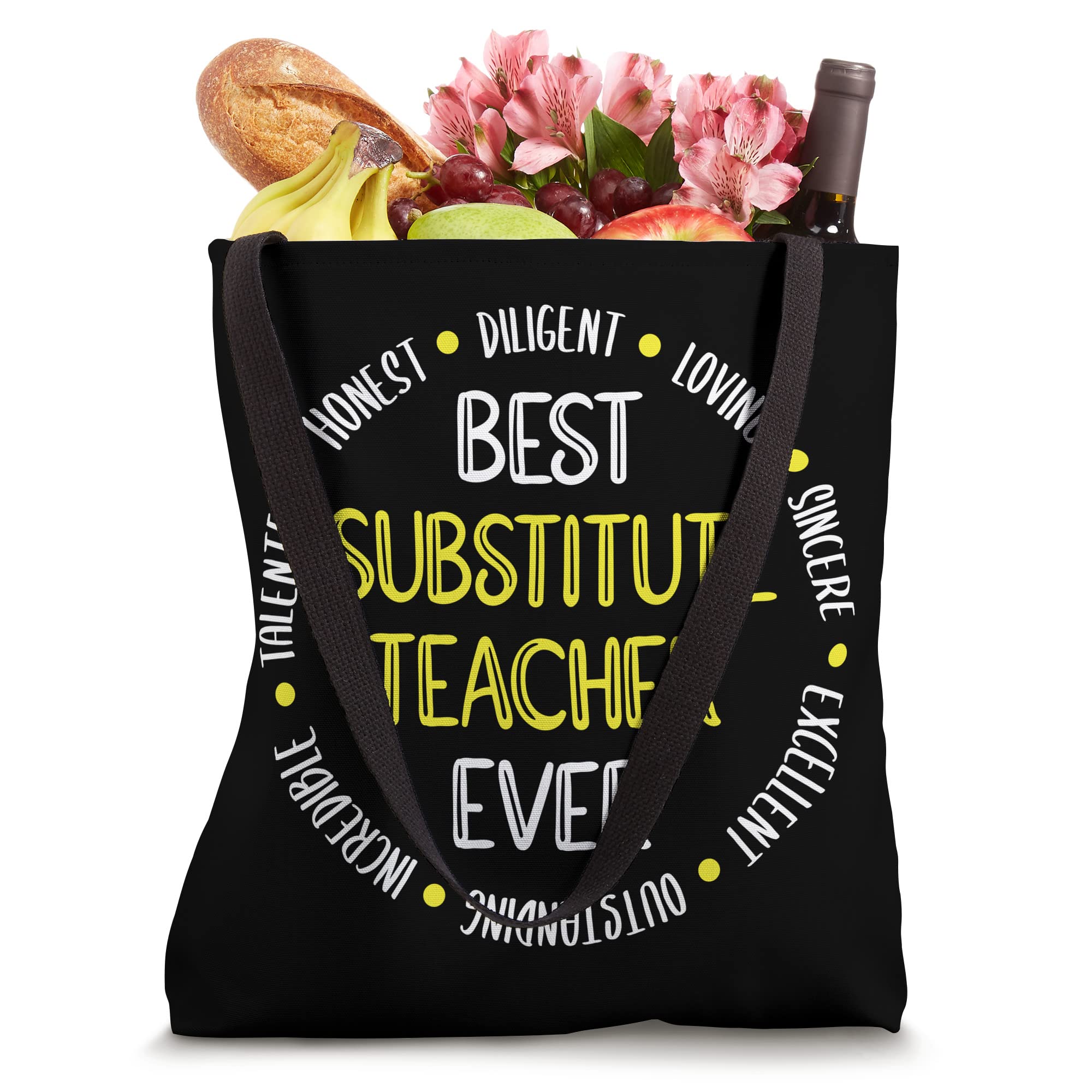 Best Substitute Teacher Tote Bag - Durable & Spacious for School Essentials