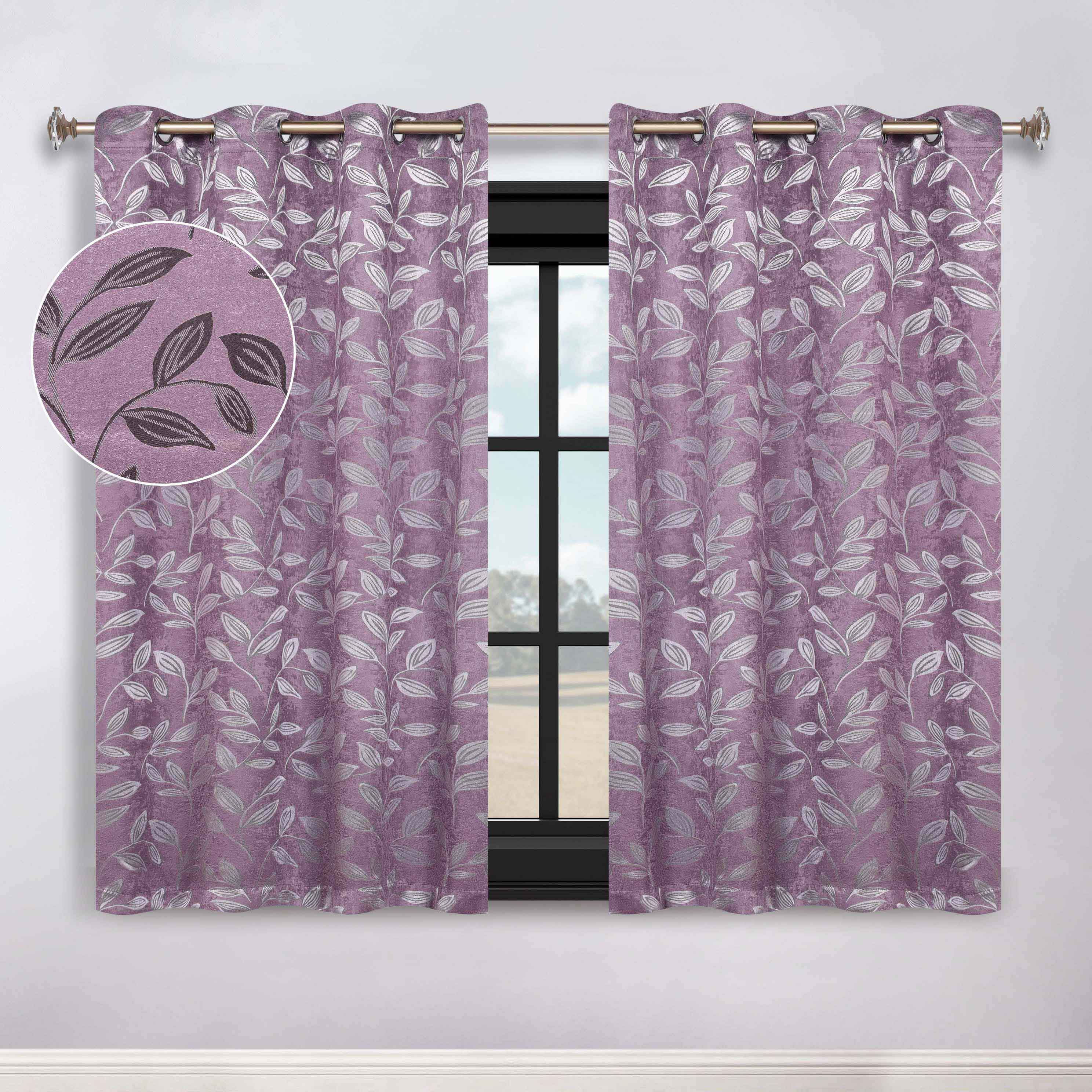 Machine Washable Blackout Curtains for Bedroom - Set of 2 Panels, Thermal Insulated Room Darkening Drapes for Nursery, Living Room & Home Theater