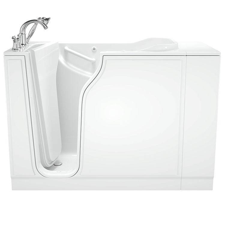 30W x 52L Gelcoat Walk-In Whirlpool Bathtub - Left Hand Drain & Faucet | 3052 Series | Spa-Like Relaxation for Master Bathroom & Luxury Home Retreat