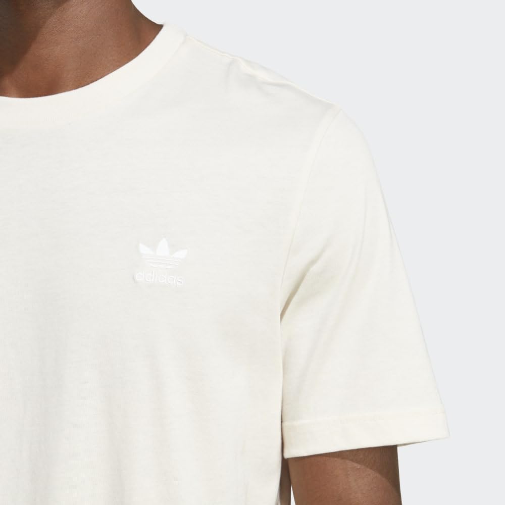 adidas Originals Men's Trefoil Essentials T-Shirt - Classic Cotton Crewneck Tee for Casual Wear, Street Style & Everyday Outfits