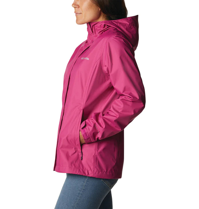 Columbia Women's Arcadia II Waterproof Rain Jacket - Lightweight, Breathable Windbreaker for Hiking, Camping & Outdoor Activities