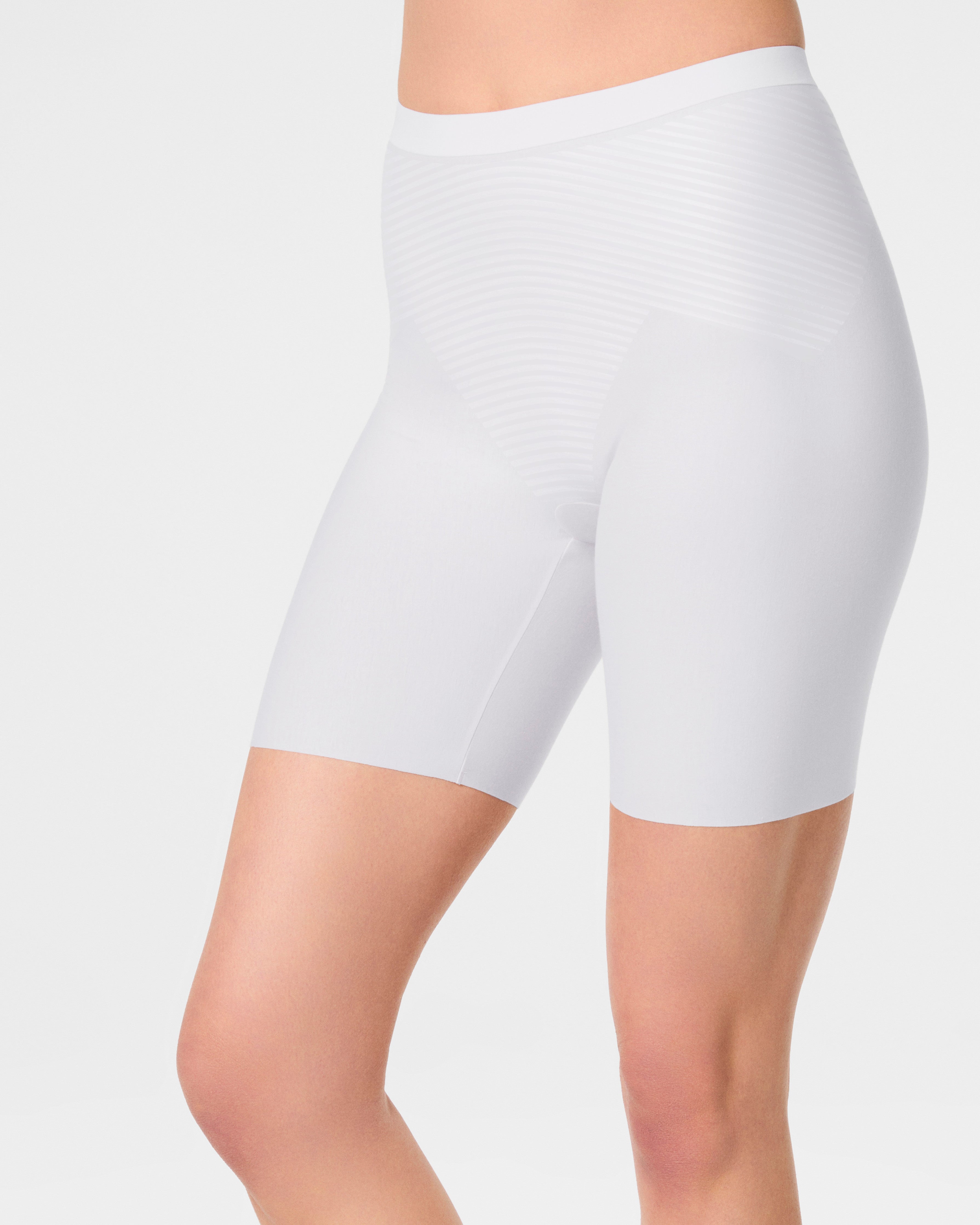 SPANX Shapewear Invisible Supima Cotton Mid Thigh Shorts for Women - Slimming Underwear for Everyday Comfort & Confidence | Perfect for Work, Dresses & Special Occasions