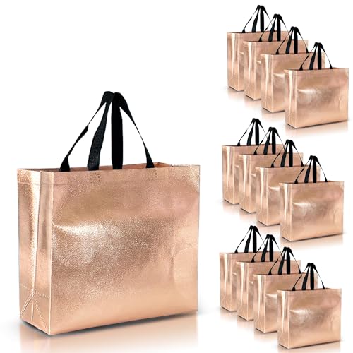 Rose Gold With Black Handles - Large Size