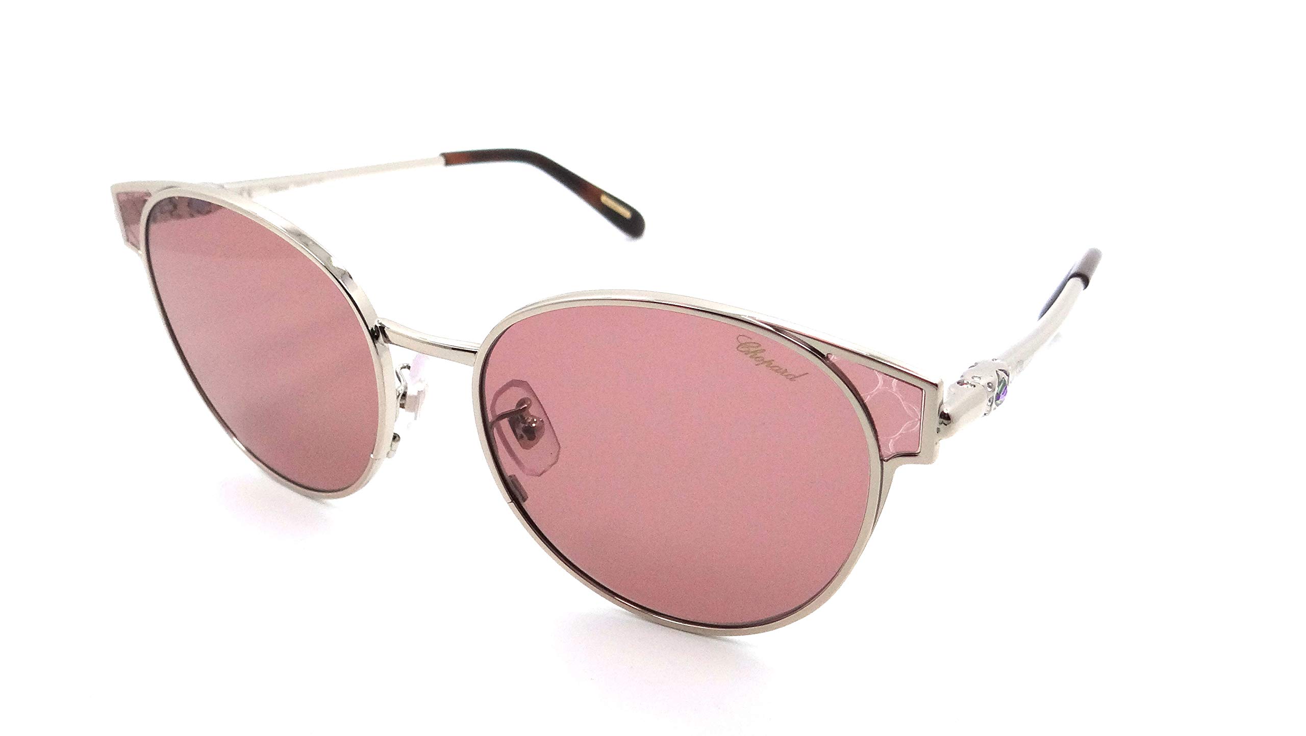 Chopard Imperiale SCHC21S 0594 Gold Havana 56mm C21 Sunglasses for Women - Luxury Designer Shades for Outdoor, Beach & Fashion Events