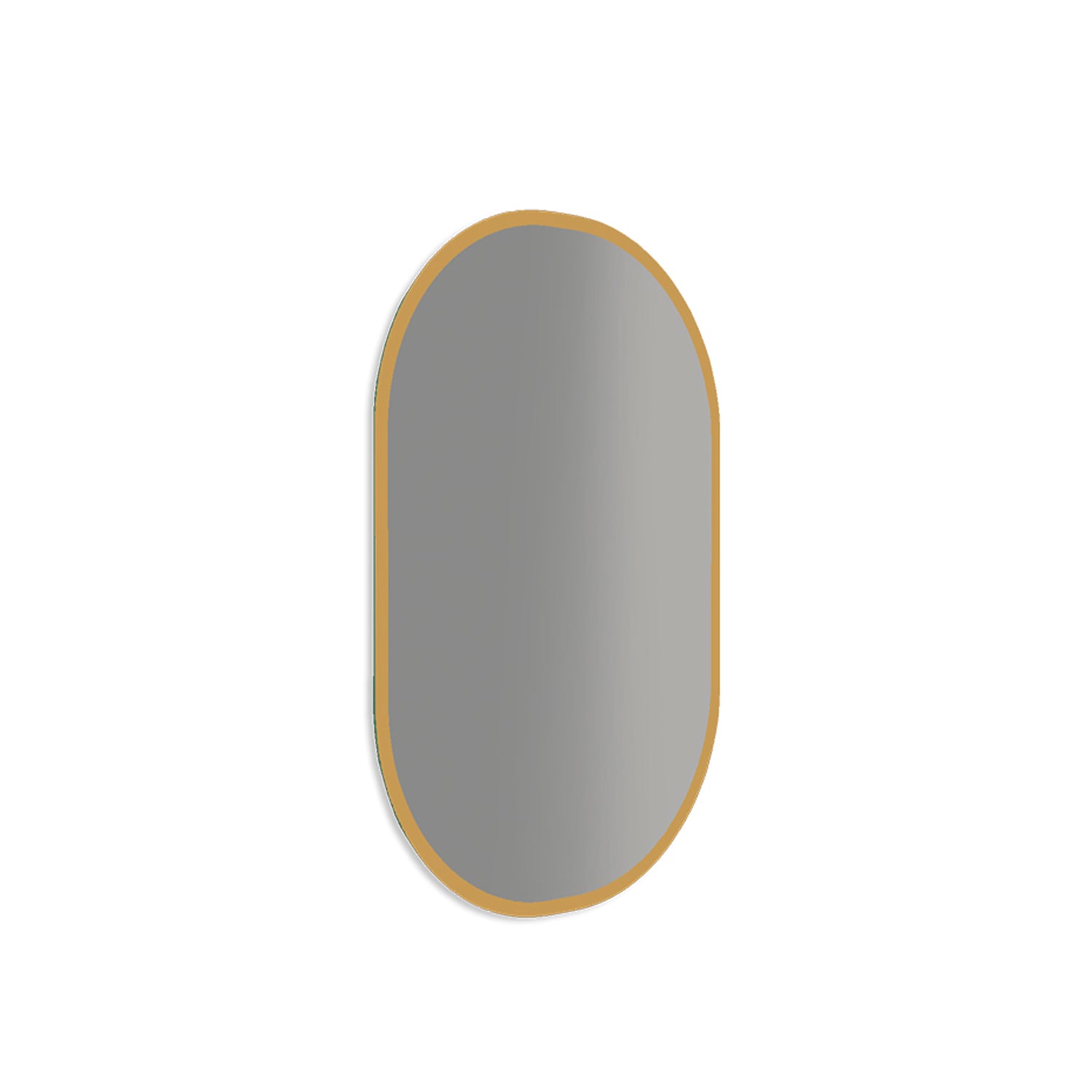 DAX 32 Soul Reversible Mirror - Matte Gold Finish | Wall & Vanity Mirror | Bathroom, Bedroom & Dressing Room Decor (DAX 120 SOUL3222 GL)
