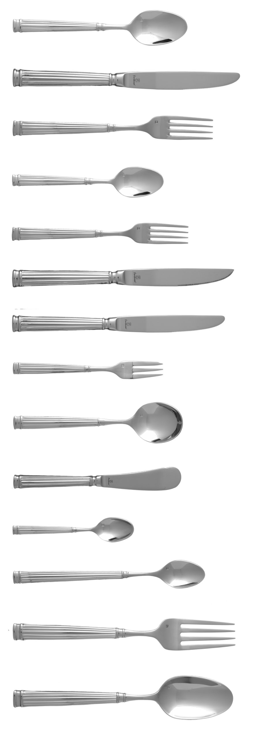 Fortessa Doria 18/10 Stainless Steel Tea and Coffee Spoons - Set of 12 Elegant Flatware for Afternoon Tea, Coffee Breaks & Dessert Serving