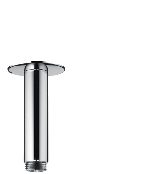 Hansgrohe 4 Extension Pipe for Ceiling Mount Shower Head - Polished Nickel Finish (Model 27479831) | Perfect for Modern Bathroom Renovations & Spa-Like Shower Experience