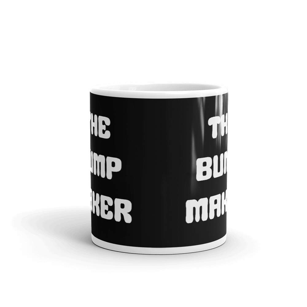 11 oz Funny Pregnancy Announcement Coffee Mug - The Bump Maker Dad to Be Gift - Novelty Ceramic Tea Cup for Expecting Fathers - Perfect for Gender Reveal Parties & Baby Shower Gifts