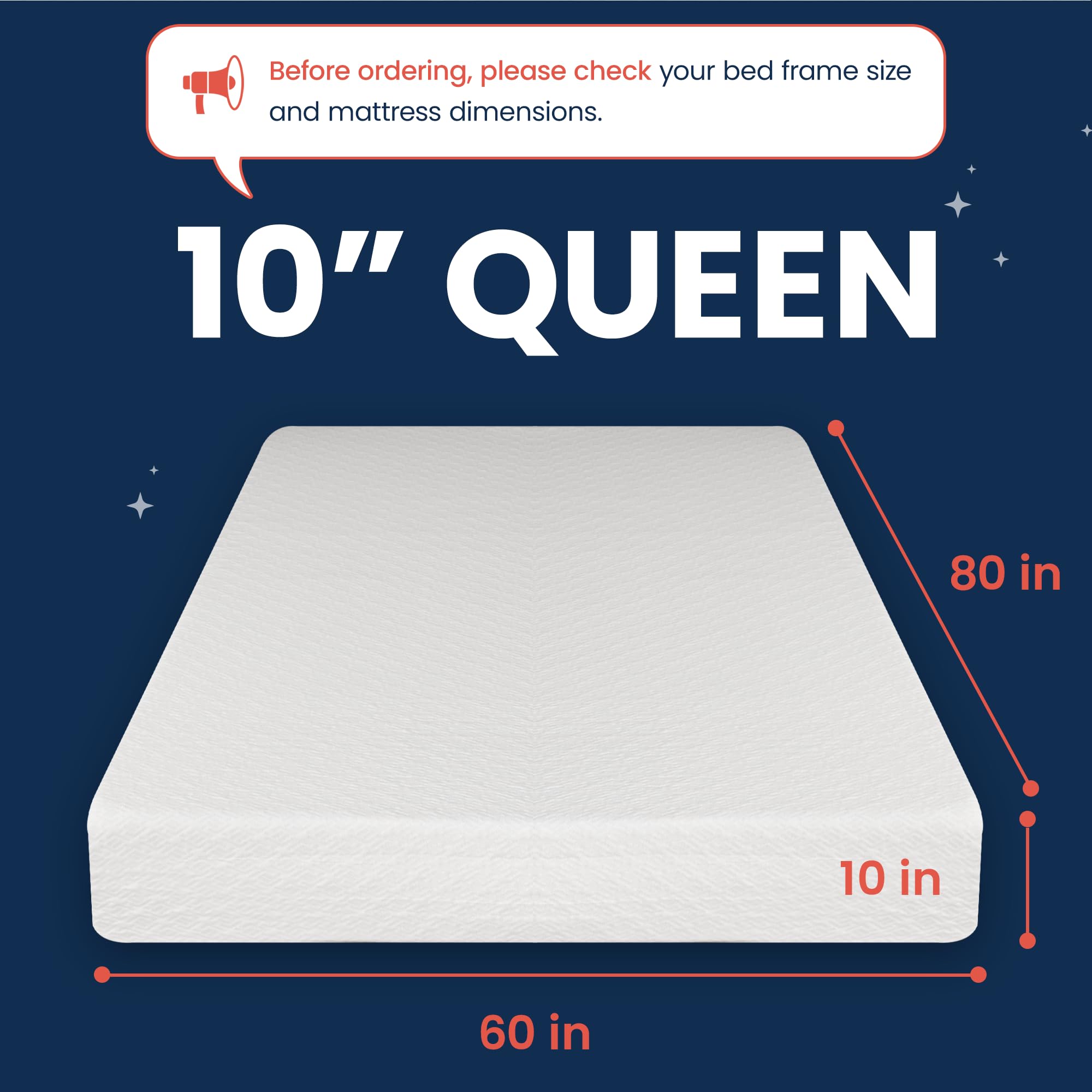 10 Inch Queen Green Tea Cooling Gel Memory Foam Mattress - Medium Firm, Pressure Relief, CertiPUR-US Certified - Mattress in a Box for Kids & Adults - Fiberglass Free - Perfect for Hot Sleepers & Back Pain Relief (Queen, 10 Inch)