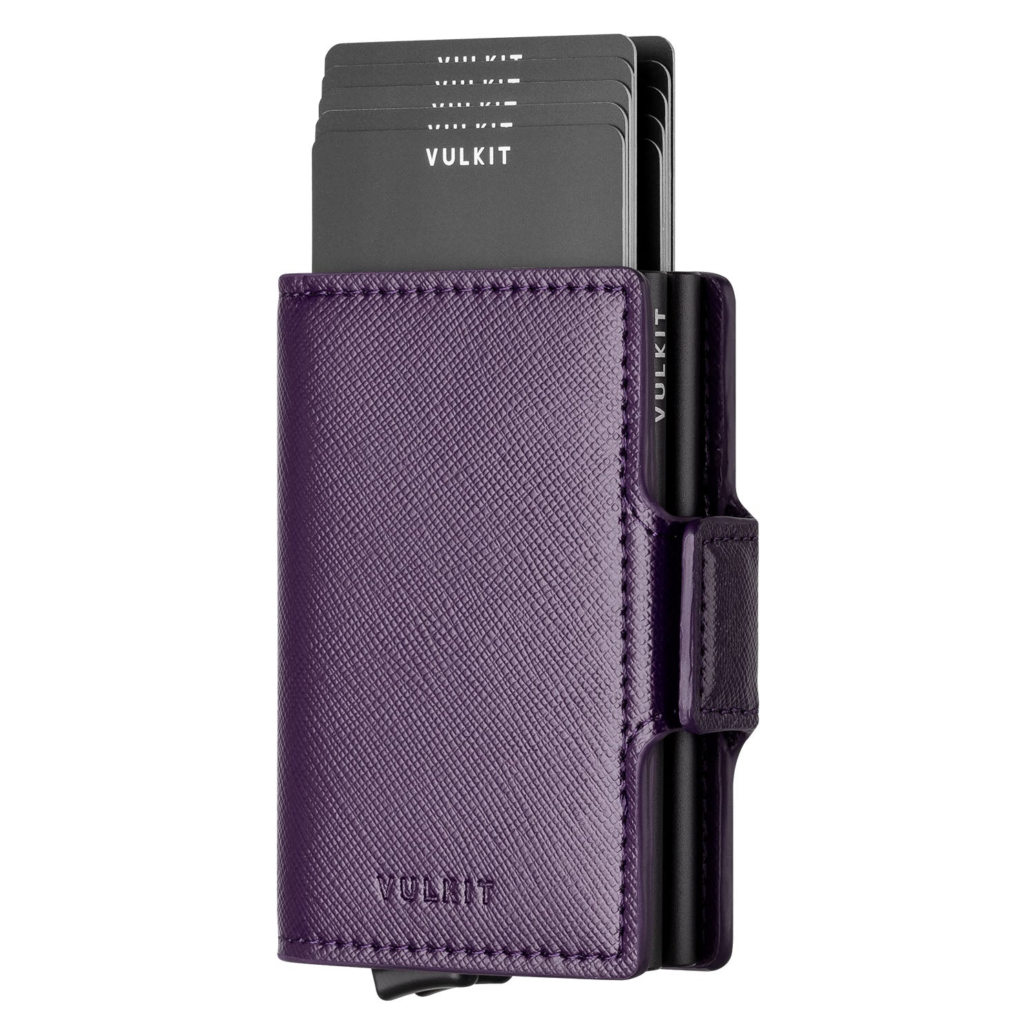 VC200d Double Aluminum Card Holder - Slim RFID Blocking Wallet for Men & Women - Holds 12+ Cards - Perfect for Travel, Business & Everyday Use