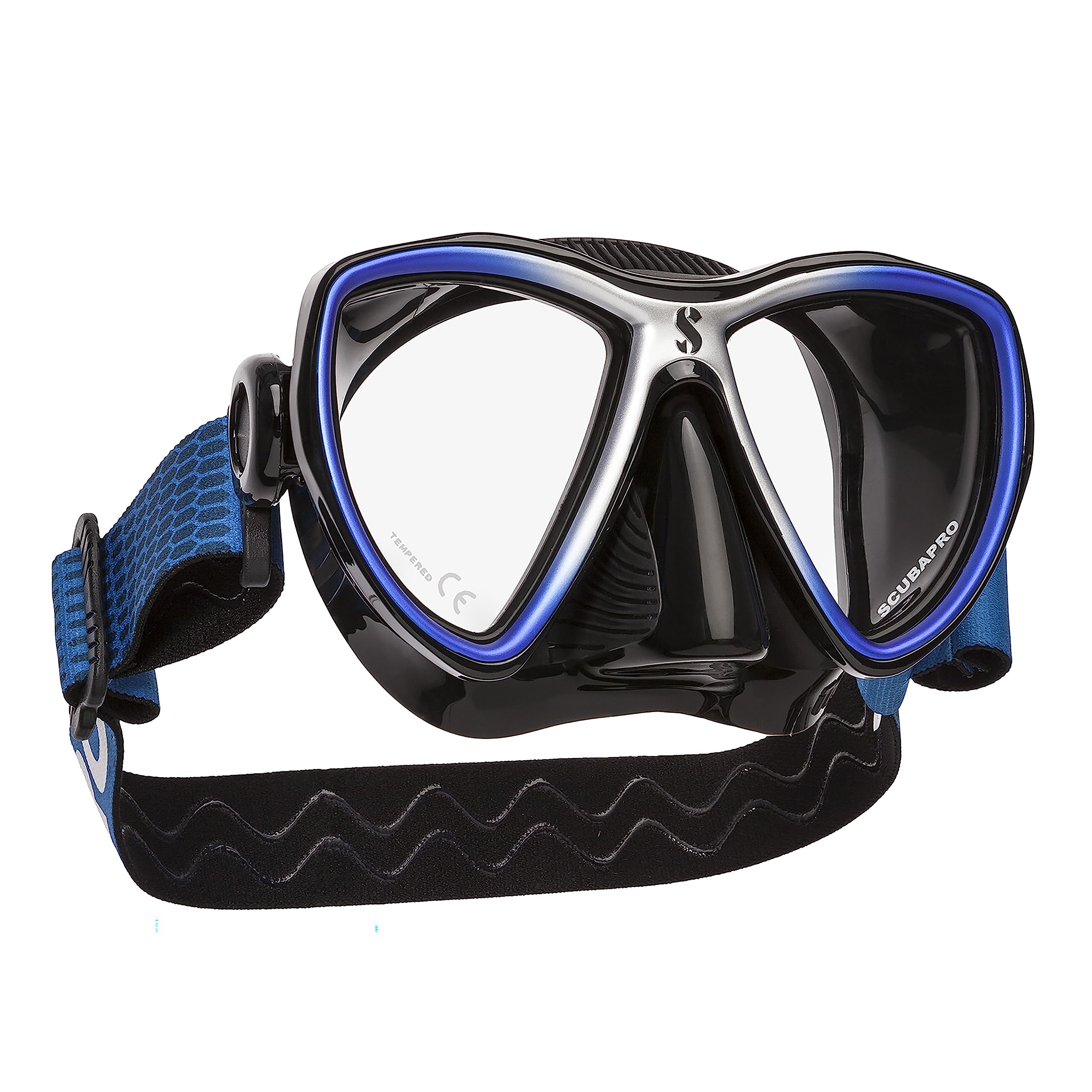 SCUBAPRO Synergy Mini Dive Mask - Snorkeling & Scuba Diving Gear for Adults & Kids - Comfortable Low Volume Mask for Clear Underwater Vision - Perfect for Pool, Ocean & Travel Adventures