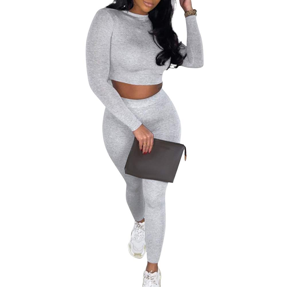 Women's Spring Suits - Solid Color Long Sleeve Blouse & High Waist Skinny Pants Casual Outfit Set | Perfect for Office Wear, Date Night & Spring Fashion