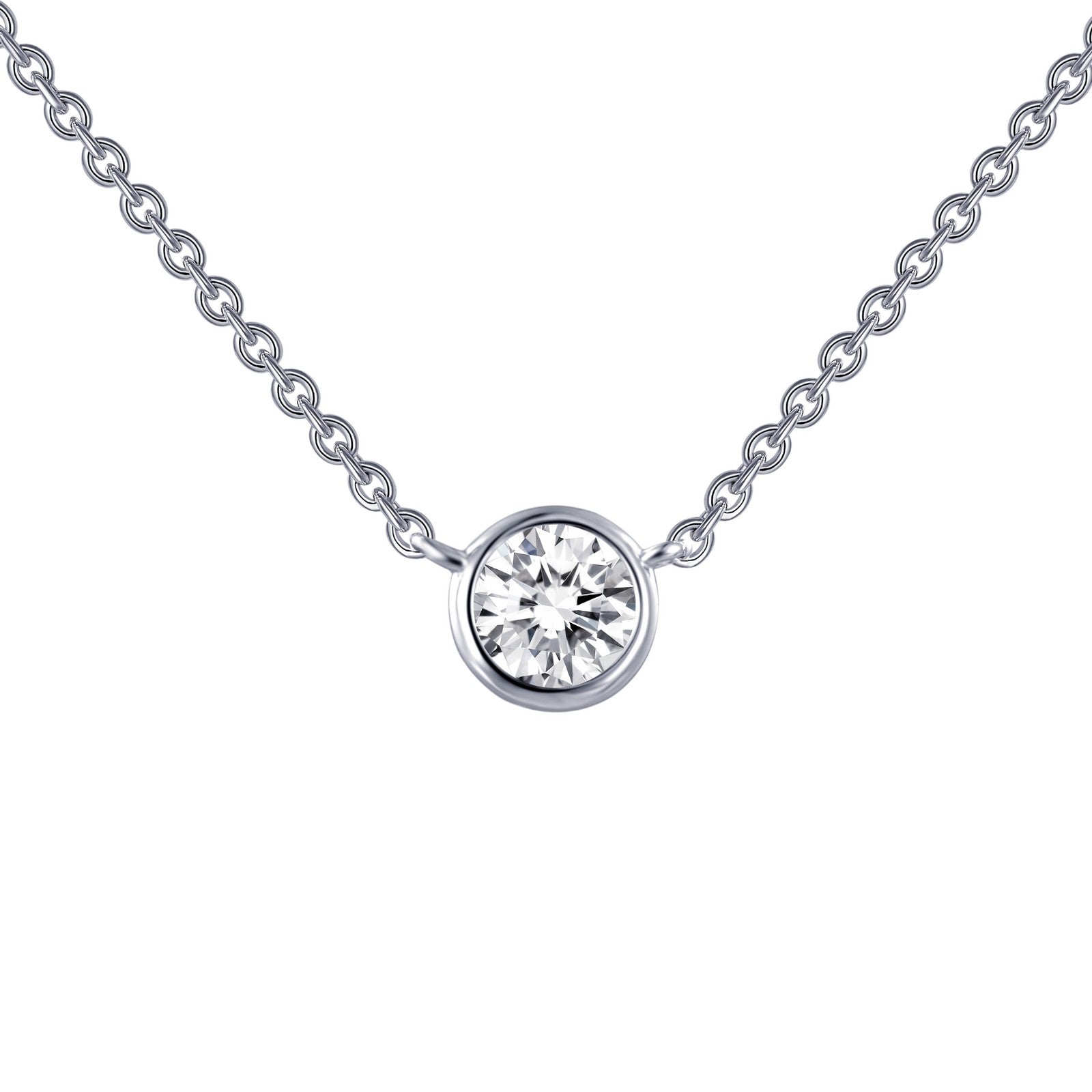 0.46 CTW Solitaire Diamond Necklace for Women - Elegant Pendant Jewelry Gift for Anniversary, Wedding & Special Occasions