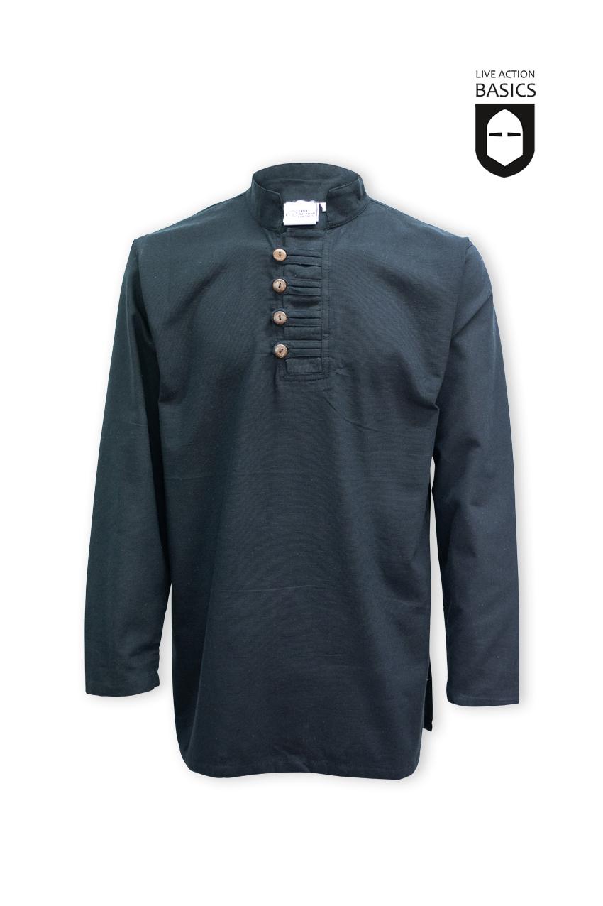 Black Button-Up Shirt for Men - Casual & Formal Wear - Office, Date Night & Everyday Outfits