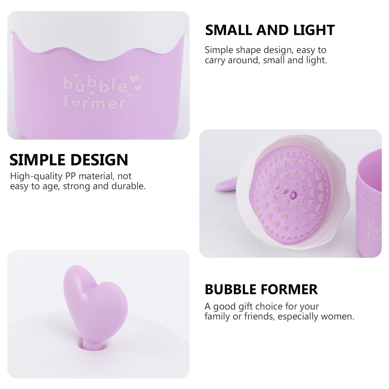 Cabilock Facial Bubble Maker - Purple Foam Cup for Face Wash, Bubble Foamer Device for Deep Cleansing & Gentle Exfoliation | Perfect for Daily Skincare Routine & Spa Treatments