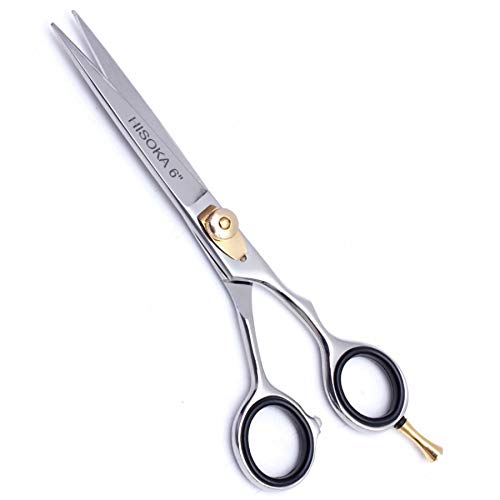 Professional Hair Cutting Scissors - Sharp Stainless Steel Barber Shears for Precision Haircuts & Styling - Perfect for Salon, Home Use & DIY Haircuts