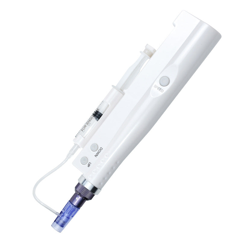 Rechargeable Handheld Portable Electric Micro Needle Derma Roller for Skin Care - At-Home Facial Treatment & Anti-Aging Solution