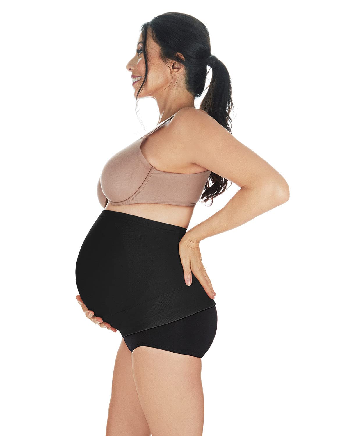 MeMoi Belly Band Maternity Support - Comfortable Pregnancy Belly Wrap for Women | Perfect for Work, Exercise & Everyday Wear