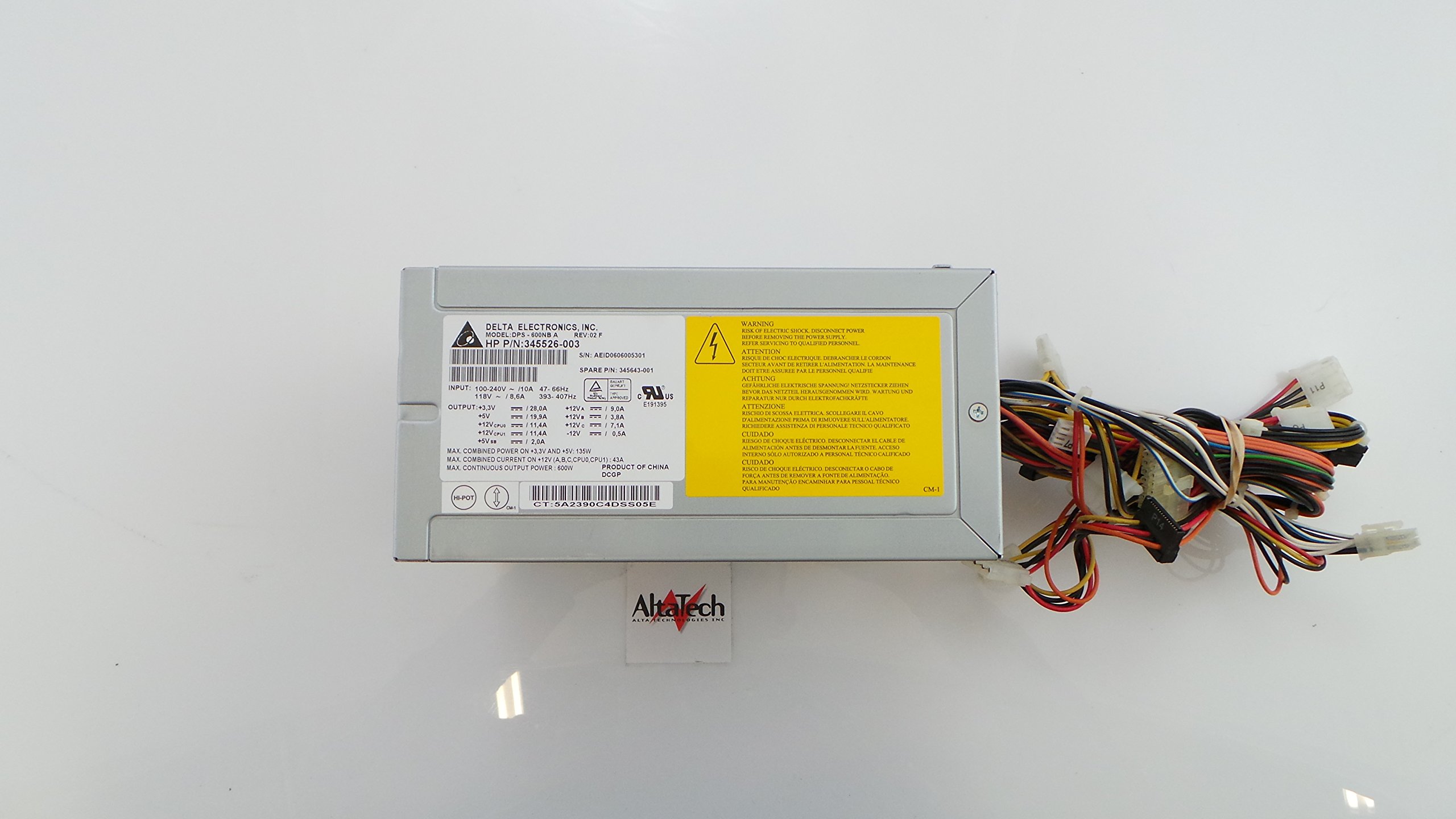 HP 345526-003 Genuine Replacement Part - Compatible with HP Printers & Scanners | Office & Home Use