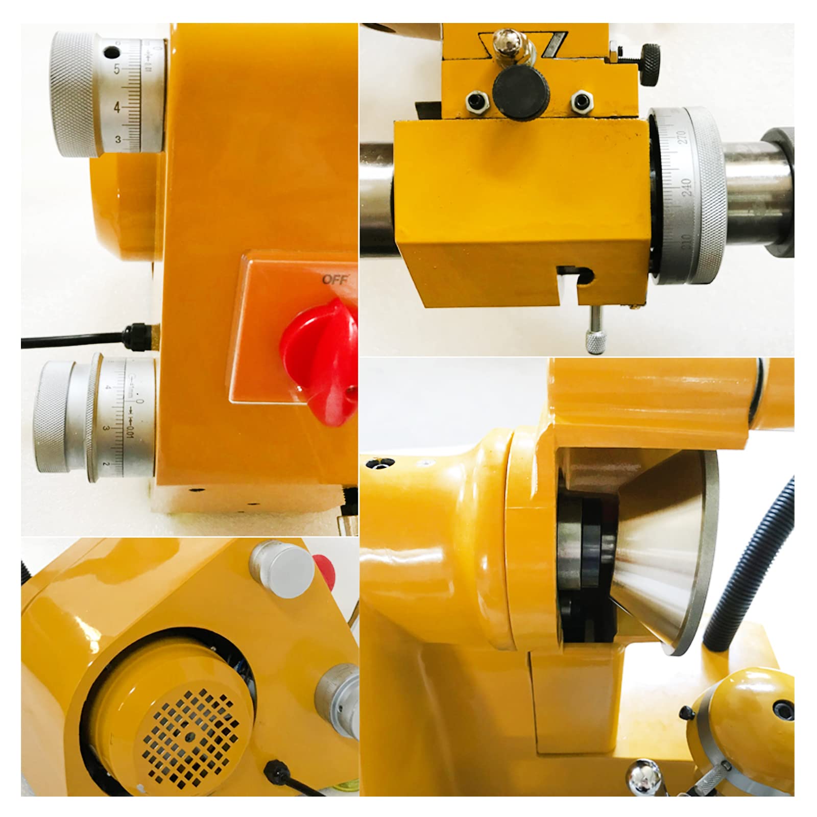 5C Universal Cutter Grinder Sharpener - Professional Tool for Sharpening Drill Bits, Lathe Bits & End Mills - 110V with 5C Collet - Perfect for Metalworking, Woodworking & DIY Projects