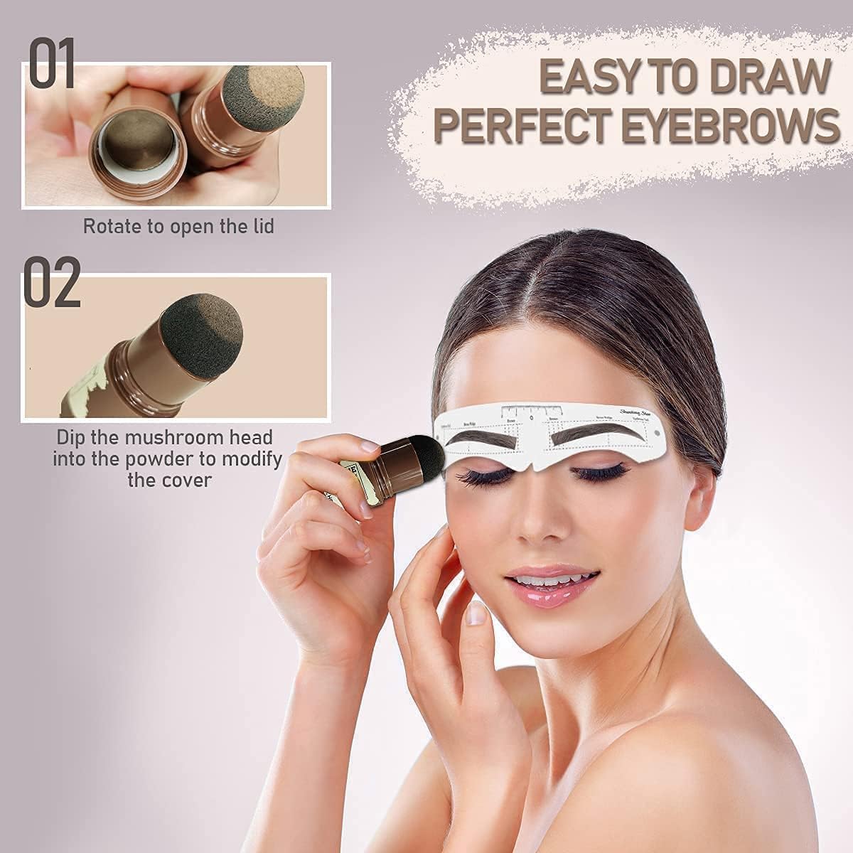 Waterproof Hairline Powder Stick - Root Touch Up & Gray Hair Cover, 4g | Hair Shadow Powder for Thin Hair & Hairline Filling | Quick Fix for Daily Use, Travel & Special Occasions