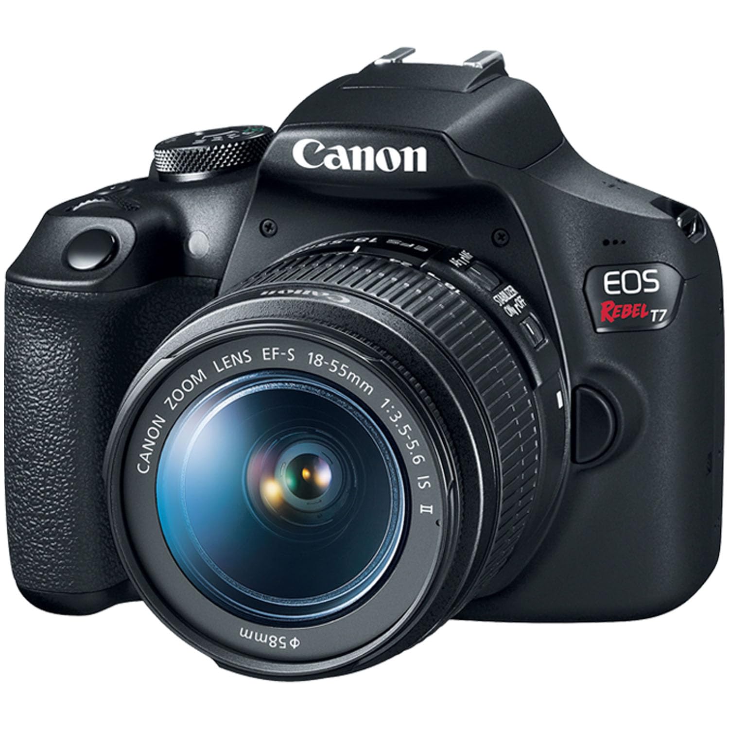 Canon EOS Rebel T7 / 2000D DSLR Camera Bundle with 18-55mm & 75-300mm Lenses, 128GB Memory Card, Tripod & Accessories (33pc Kit) - Perfect for Photography Beginners, Travel & Family Events (Renewed)