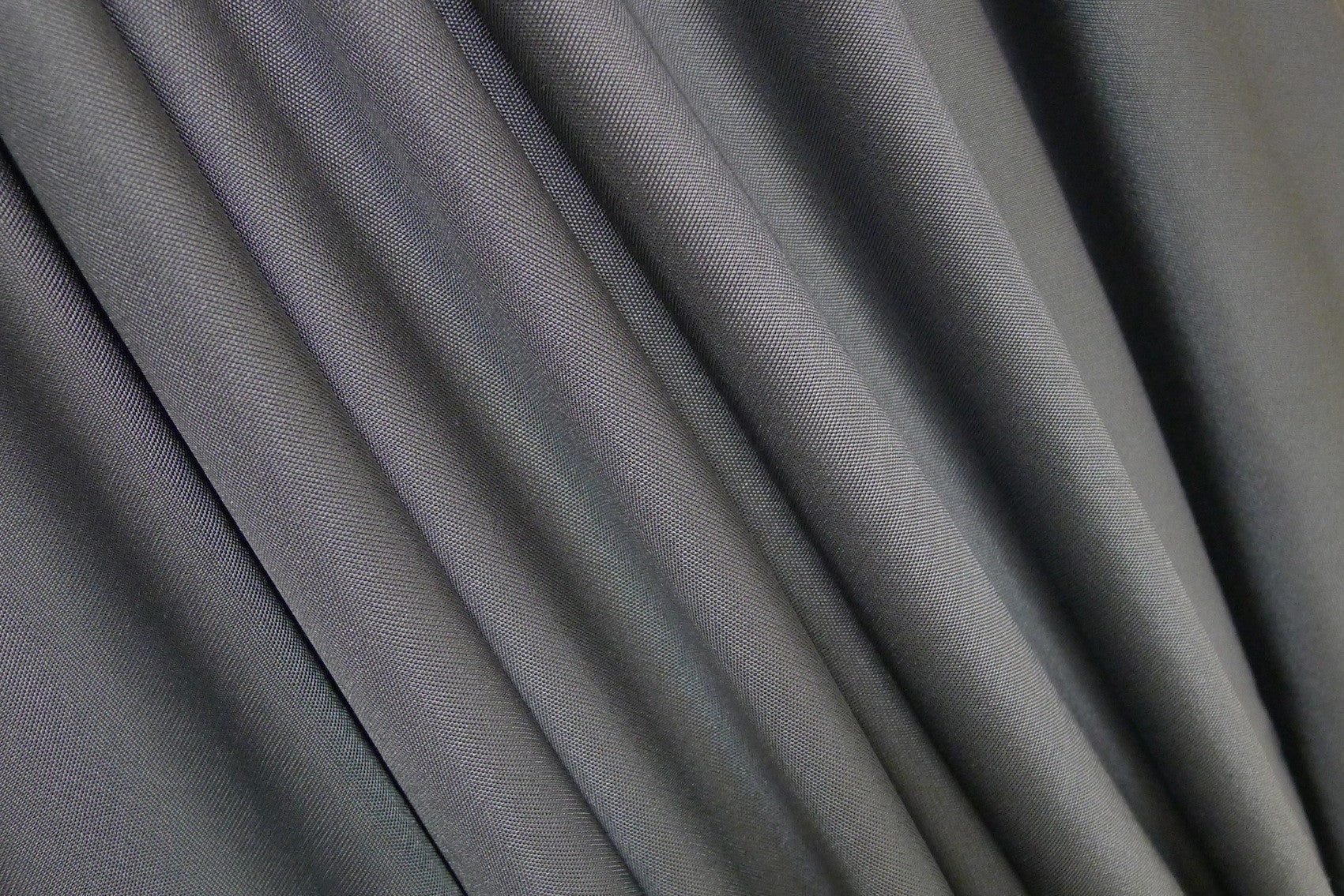 Premium Charcoal Silk Jersey Fabric - Soft, Breathable & Luxurious for Dresses, Blouses & Loungewear