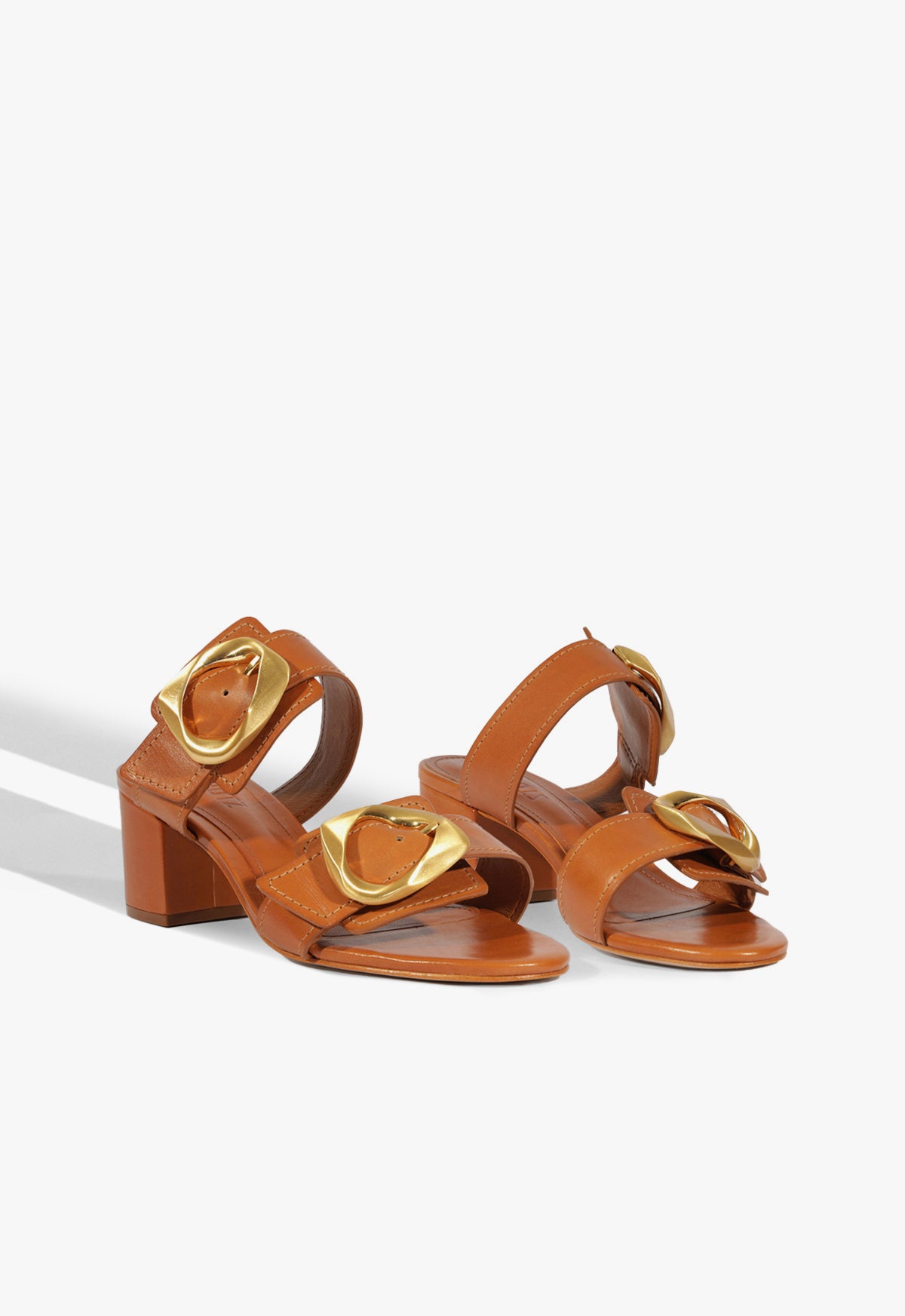 Olga Atanado Women's Leather Sandals with Low Heel - Comfortable Casual Summer Shoes for Walking, Beach & Outdoor Activities (Style: S2000108610002)
