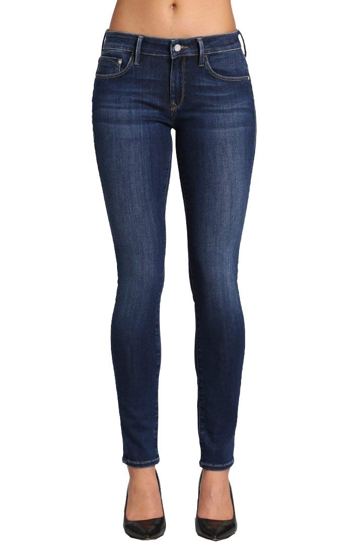 Mavi Women's Alexa Mid-Rise Skinny Jeans - Stretch Denim Pants for Casual Wear & Everyday Comfort | Perfect for Office, Dating & Weekend Outfits