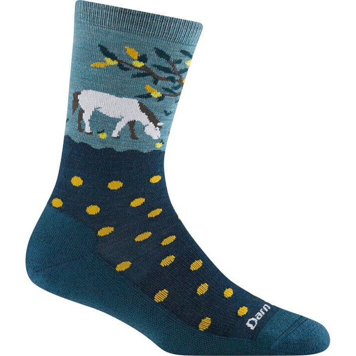 DARN TOUGH Women's Wild Life Crew Lightweight Lifestyle Socks - Comfortable Hiking & Everyday Wear for Outdoor Adventures & Casual Use
