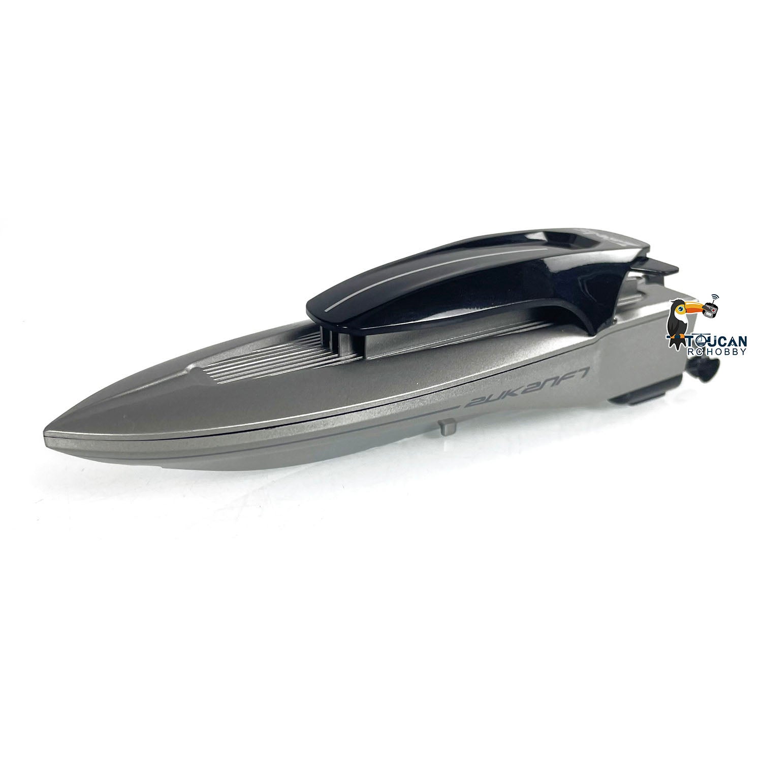 TOUCAN 2.4Ghz RC Rowing Skiff Remote Control Electric Boat with Twin Propellers - Ready to Run Mini Toy Model (14x4x3.8cm) for Indoor & Outdoor Water Play - Perfect for Pools, Lakes and Bathtub Fun