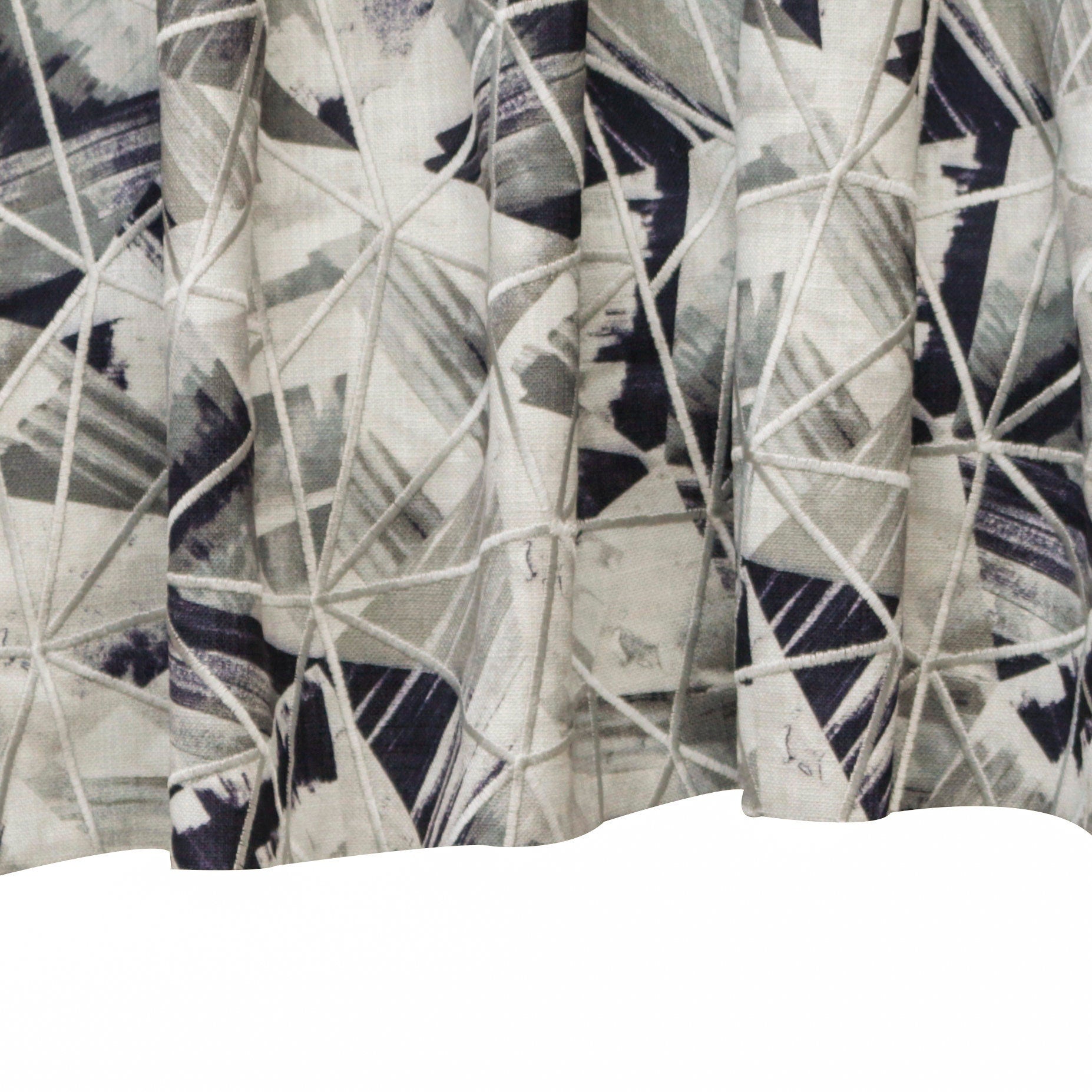 Abstract Triangles Cotton Fabric By The Yard - Soft & Durable Cotton Material for Quilting, Sewing & DIY Crafts - Perfect for Home Decor, Apparel & Upholstery Projects