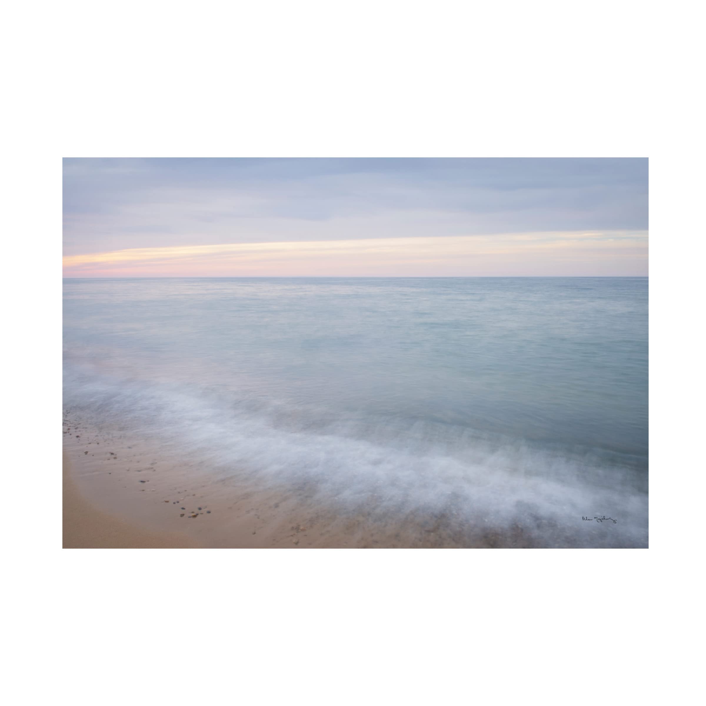Alan Majchrowicz Lake Superior Beach I Canvas Art Print - Stunning Waterfront Landscape Wall Decor for Living Room, Bedroom & Office - Trademark Fine Art Collection